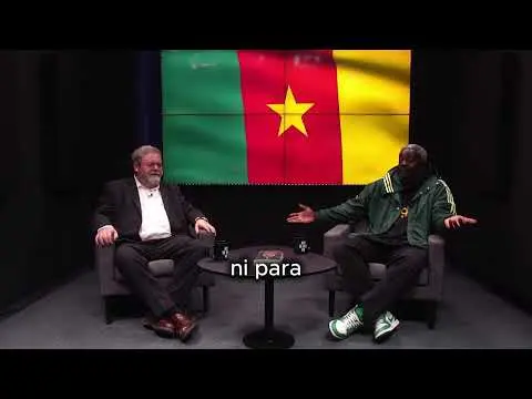 Miguel Durán entrevista a Bertrand Ndongo en su podcast