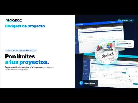 Budgets de proyectos en Repasat: manual, masivo y por facturación