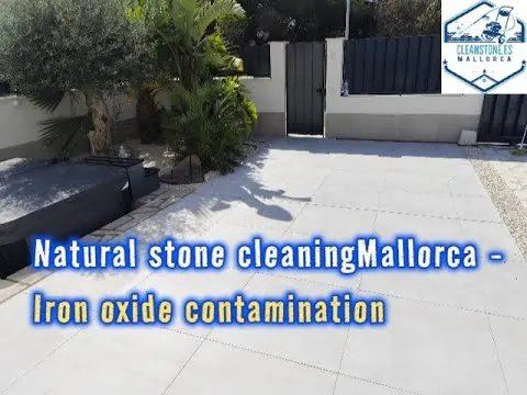 Natural Stone Restoration in Mallorca – Effective Cleaning of Iron Oxide Stains