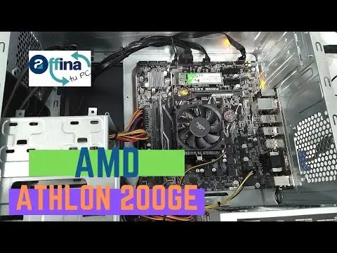 Test de funcionamiento de Athlon 200GE y SSD M.2