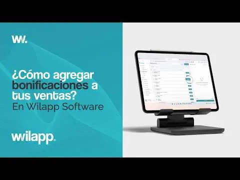 Cómo aplicar BONIFICACIONES en ventas de productos | Wilapp Software paso a paso