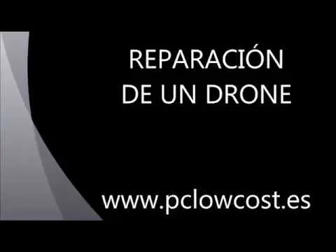 Reparación de un drone cuando no puede despegar