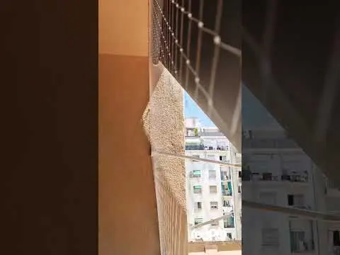 balcón tipo 1 con Sistema Base Redpro #reddeprotecion