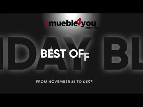 ¡BLACK FRIDAY en Mueble4you!