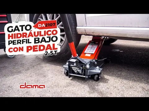 GATO HIDRAULICO EXTRAPLANO 2,5T CON PEDAL - DAMARL