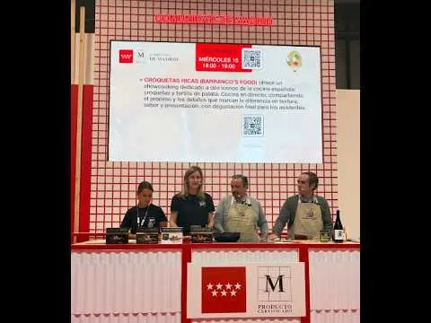 Croquetas Ricas Showcooking Salón Gourmets