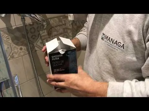 Instalación de filtro de ducha