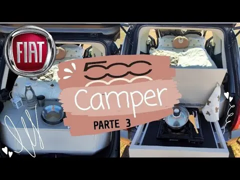 MONTAGE, DESMONTAJE Y DECORACIÓN DE SHEIN 🛠️ Qué llevo en mi Fiat 500 Camper Glamour Edition 🚗💎