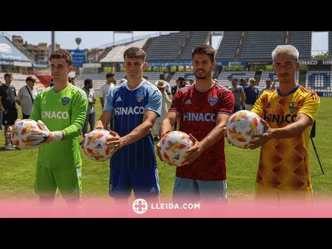 ⚽ El Lleida Esportiu presenta les noves equipacions per a la temporada 2023/2024