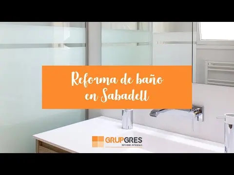 REFORMA DE BAÑO MINIMALISTA // Sabadell // GRUPGRES REFORMAS