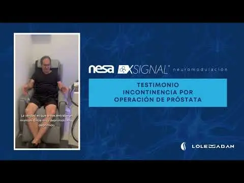 Testimonio - Tratamiento con Nesa de incontinencia por operación de próstata