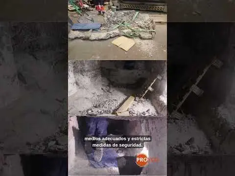 Mantenimiento refractario en Horno de fusión de aluminio
