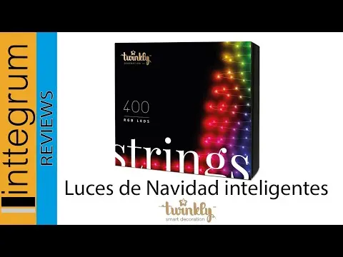 Como configurar las luces de Navidad Twinkly | 4K | Español