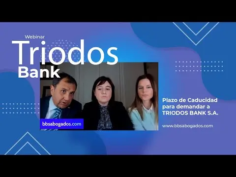 TRIODOS BANK: Funcionamiento costas judiciales. Plazo para reclamar. Emitido 7 de febrero (RESUMEN)