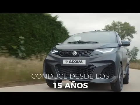 Anuncio AIXAM- Conduce desde los 15 ños
