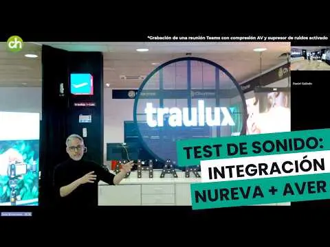 Video test de sonido: integración Nureva + AVer