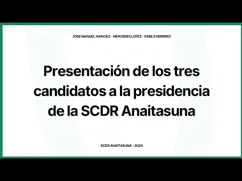 Presentación de los programas electorales