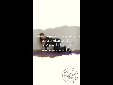 Quinta clase de pilates y ejercicio terapéutico para embarazadas