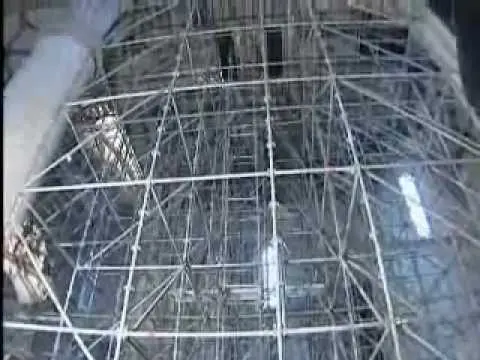 BLAPE levantamiento de cúpula con hidráulicos