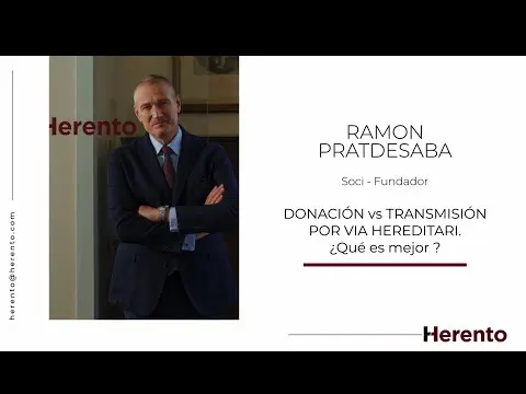 Donació vs. Herència