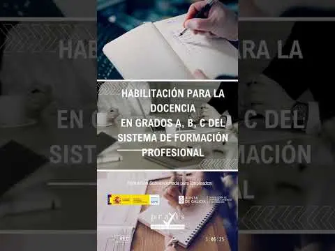 Habilitación para a docencia nos Grados A, B y C do sistema de formación profesional