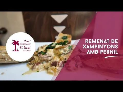 Restaurant Fonda El Camí - Remenat de xampinyons amb pernil