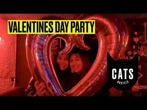 PARTY IN MADRID 🔥| VALENTINE’s DAY | Cats Hostels
