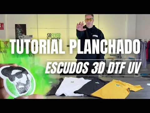 Cómo planchar escudos UV DTF 3D paso a paso | Guía fácil y rápida
