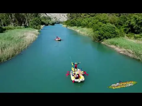 Rafting en el rio Júcar para grupos escolares con Multiaventura los Olivos