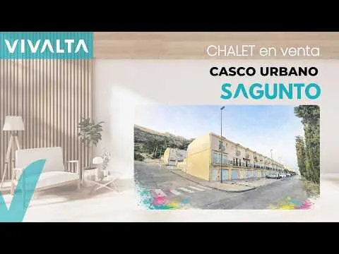 CHALET EN VENTA en el Casco urbano de Sagunto.