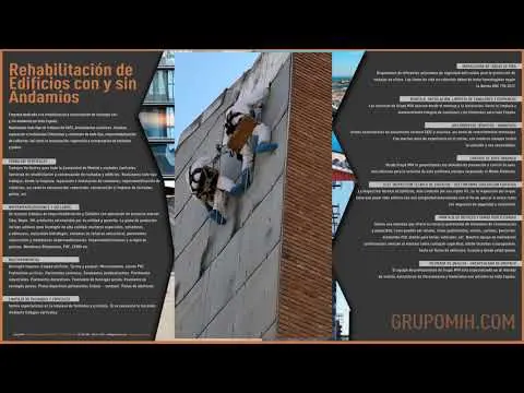 Trabajos verticales Rehabilitación de edificios