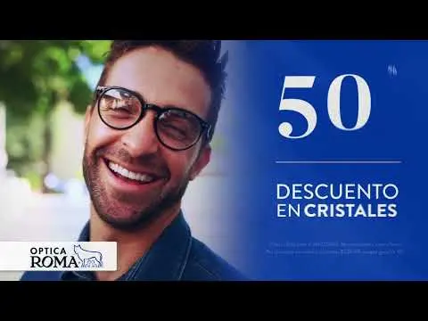 50% descuento en cristales - Optica Roma