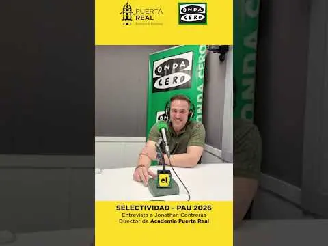 Claves para arrasar en la Selectividad PAU 2026 | Entrevista a Jonathan Contreras en Onda Cero 📻