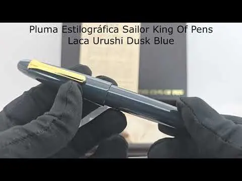 Cruzaltpens - Pluma Estilográfica Sailor King Of Pens Laca Urushi Dusk Blue