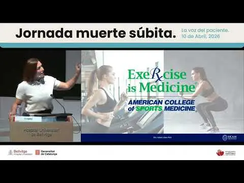 Isabel López Jornadas sobre Muerte Súbita Hospital Universitario de Bellvitge