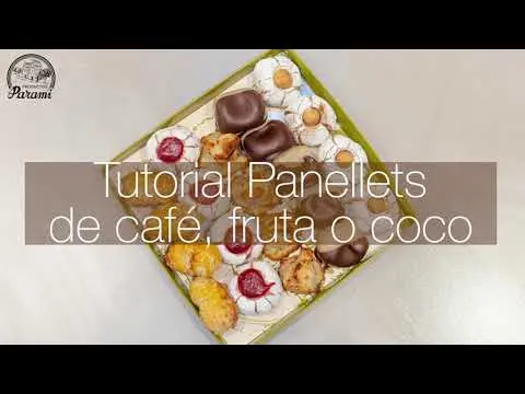 Cómo hacer panellets de café, fruta o coco