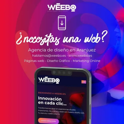 Weebo Diseno de paginas Web en Aranjuez