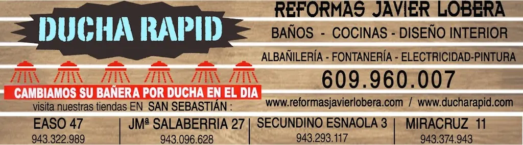 REFORMAS JAVIER LOBERA - DUCHA RAPID