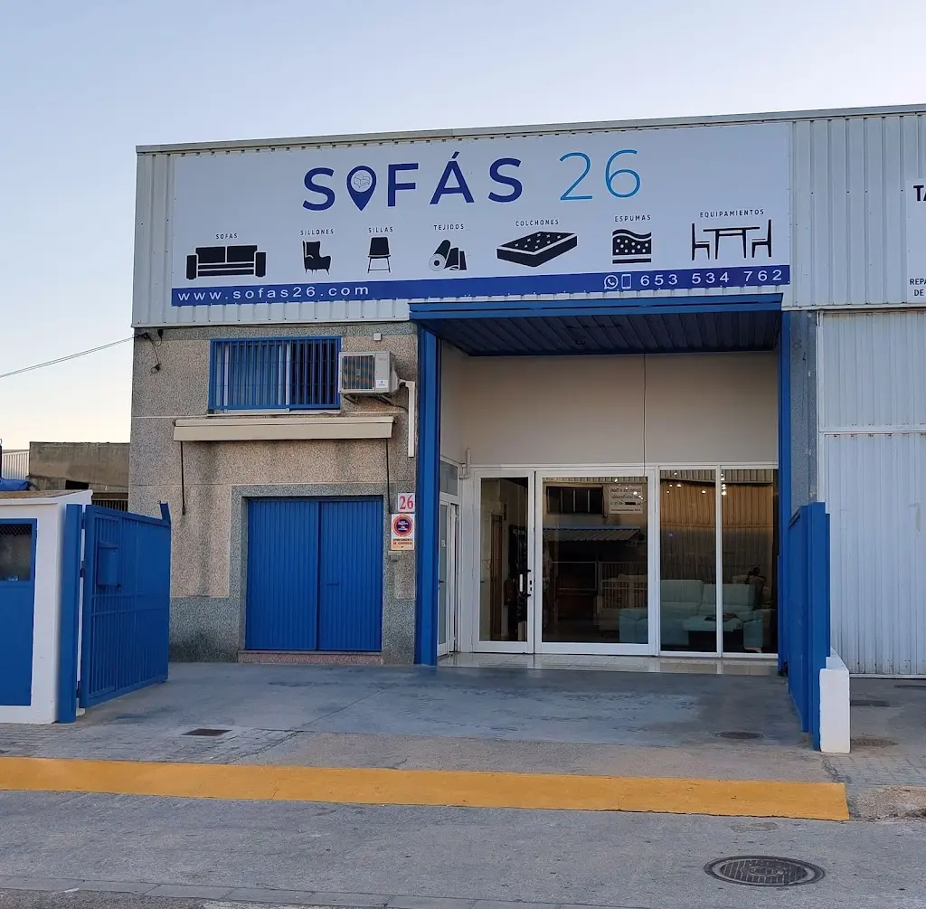 SOFAS 26 | Tienda de sofas, sillones, sillas y tejidos en Valencia