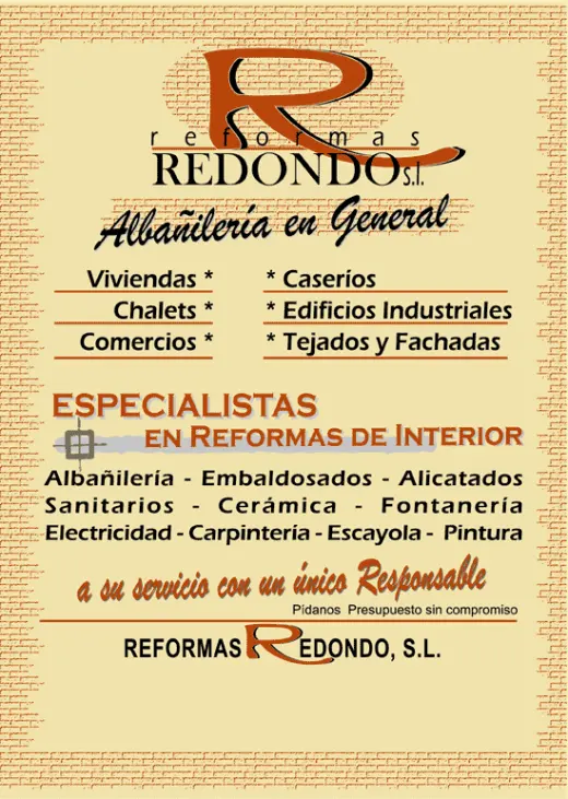 Reformas Redondo S.L. - Reformas integrales Bilbao