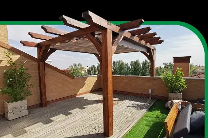 Porches de madera baratos