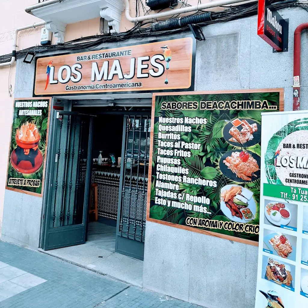 Restaurante Los Majes. Centro Americano: Nicaragua, Honduras, El Salvador, Guatemala, Costa Rica, Panama