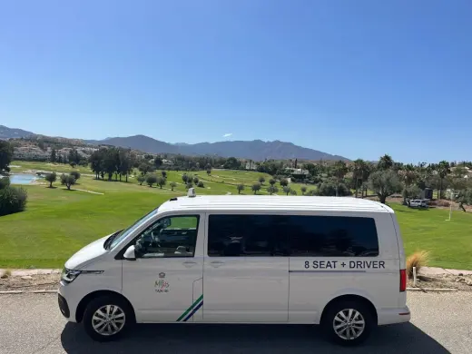 Malaga Airport transfer - Minivan taxi Mijas