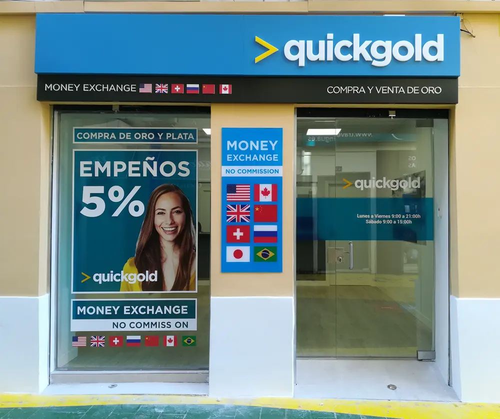 Quickgold Alicante (San Francisco) - Compro Oro | Casa de Cambio