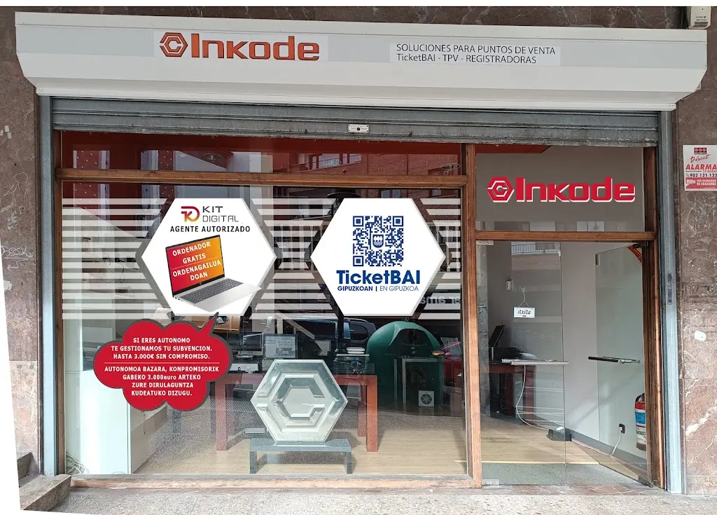 TICKET BAI INKODE GIPUZKOA | TPV TICKETBAI | AGENTE AUTORIZADO KIT DIGITAL