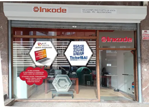 TICKET BAI INKODE GIPUZKOA | TPV TICKETBAI | AGENTE AUTORIZADO KIT DIGITAL